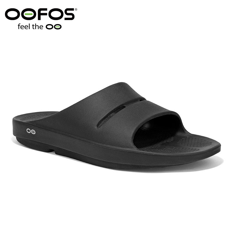 【最短即日発送】 ウーフォス OOFOS リカバリーサンダル OOahh-Black ooahh black 正規品 slide(020050211)