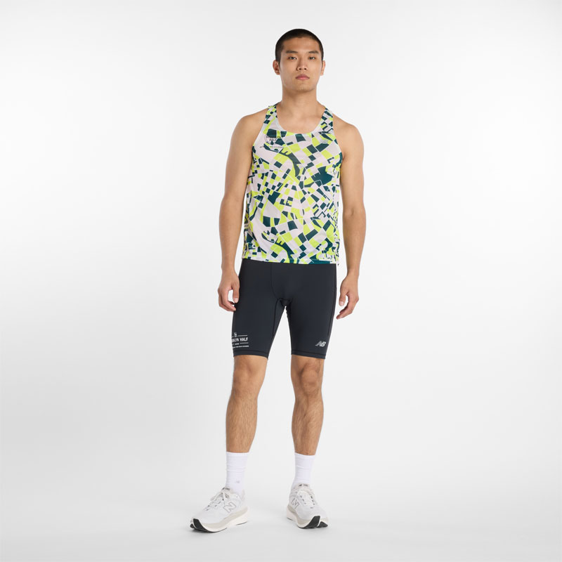 NEW BALANCE - ニューバランス RBC Brooklyn Half シングレット OUTLINE メンズランニングウェア new balance 2026SS wnbm(mt62o9kemlt)