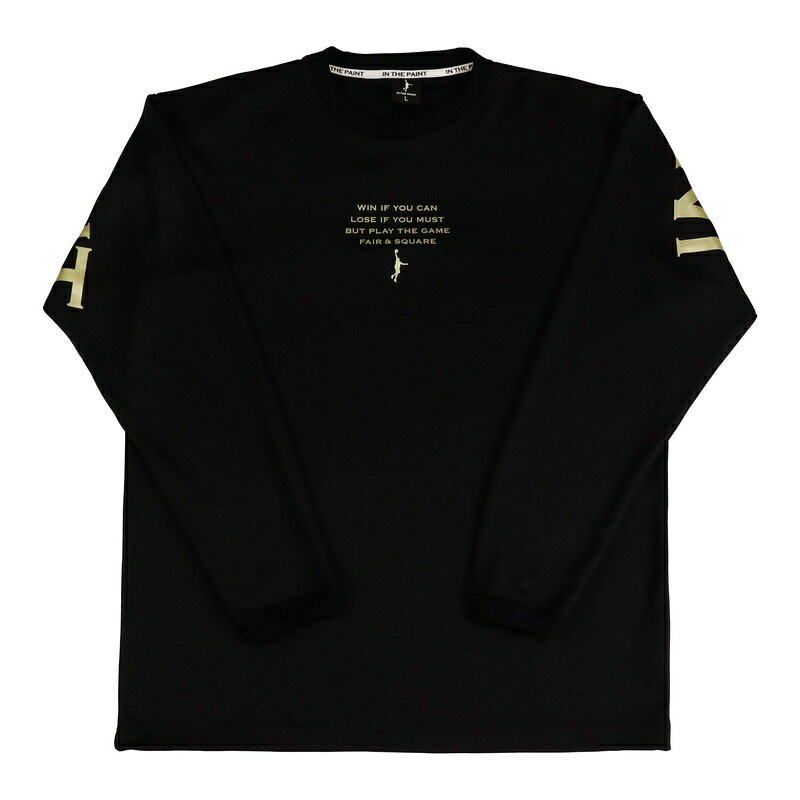 IN THE PAINT LONG SLEEVE SHIRTS インザペイント ショルダービッグアーチ ロングスリーブシャツ ITP26510 1080 バスケットボールウェア 2026FW(itp265101080)