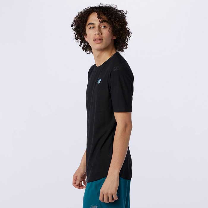 new balance ニューバランス Q SPEED ジャカード SS Tシャツ メンズランニングウェア 2022SS wnb(mt13277bk)