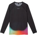 SOAR Running Mens Race Base Layer Black Rainbow Dot メンズランニングウェア 長袖シャツ 2025SS wso(ss25sbl2mblkdot)