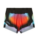 SOAR Running Mens Marathon Shorts Black Rainbow Dot メンズランニングウェア 2025SS wso(ss25ss1mblkdot)