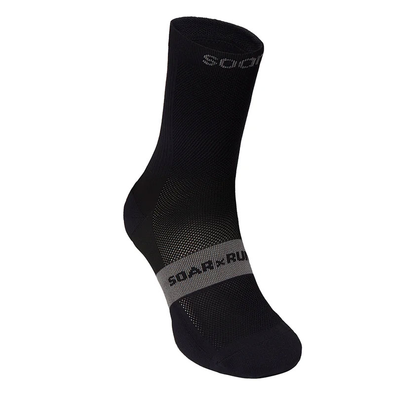 Gears - SOAR Running SOAR CREW SOCKS black ランニング wso(sa1mwblack)