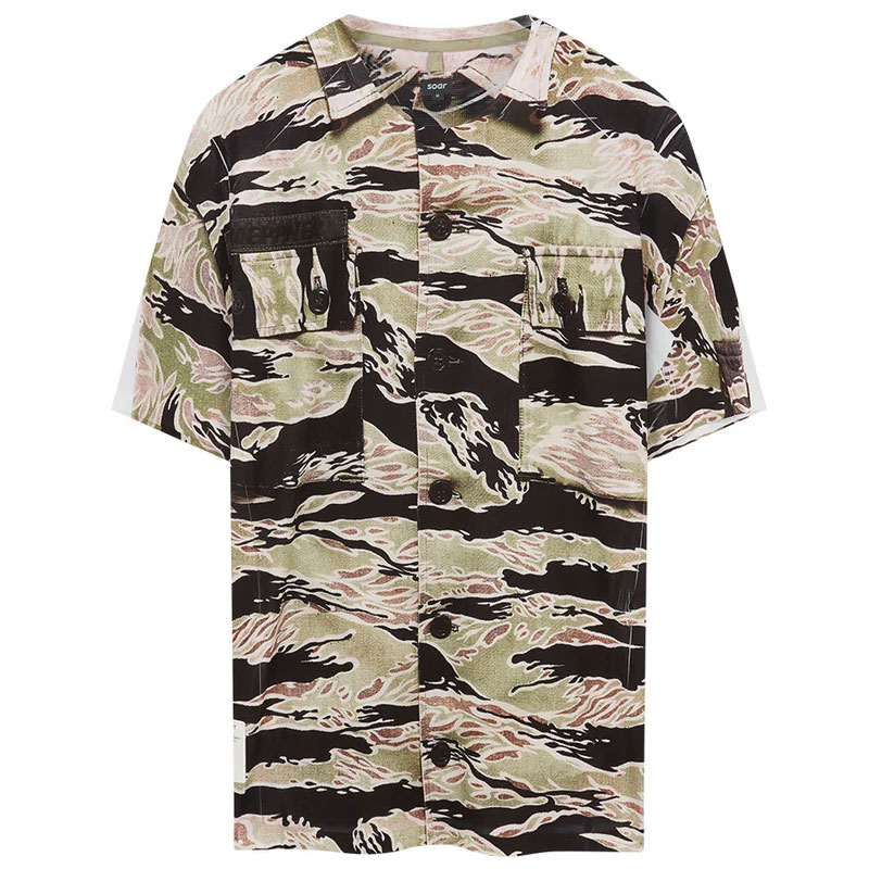 樂天商城 - SOAR Running Mens Artefact T Camoflauge Shirt メンズランニングウェア 2026SS wsom(ss26st3mcamoflaugeshirt)