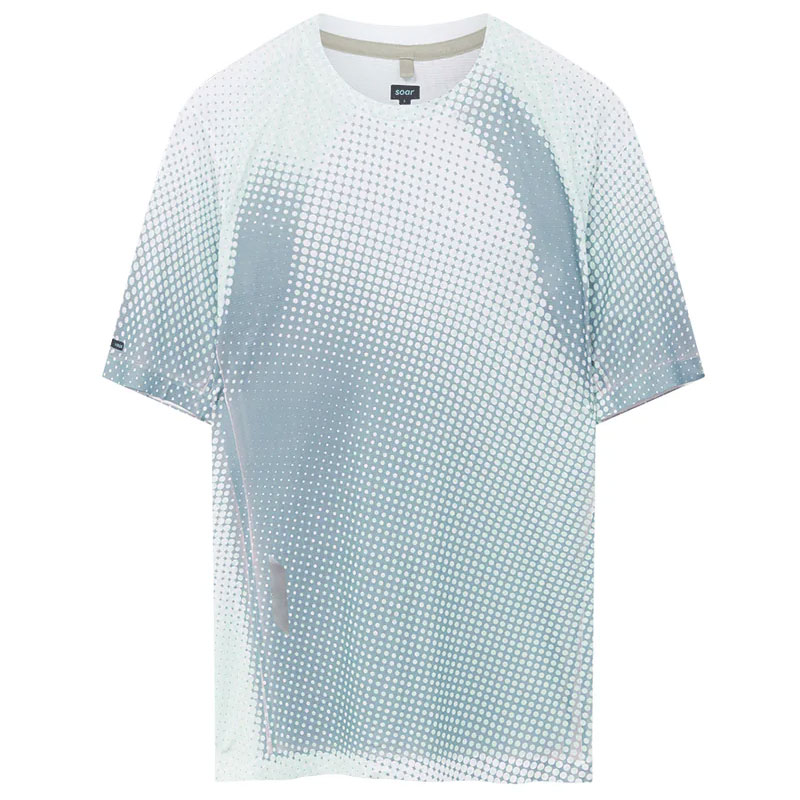 Rakuten - SOAR Running Mens Printed Tech T Grey Sage Dotsメンズランニングウェア 2026SS wsom(ss26st3mgreysagedots)