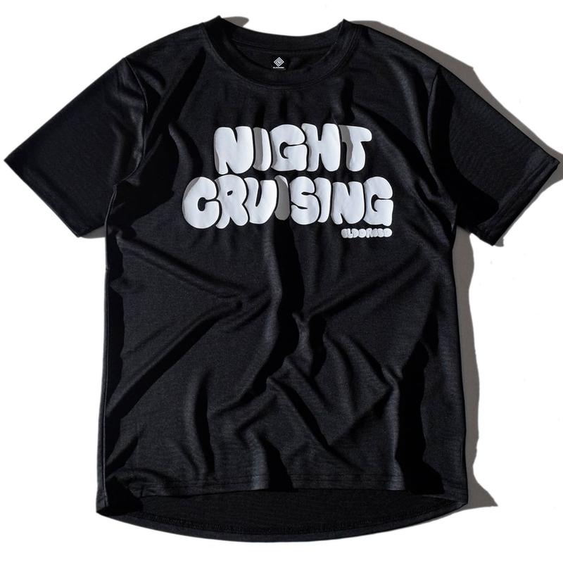 ELDORESO Night Cruising Tee エルドレッソ ランニング 2026SS e1018316 black(e1018316black)