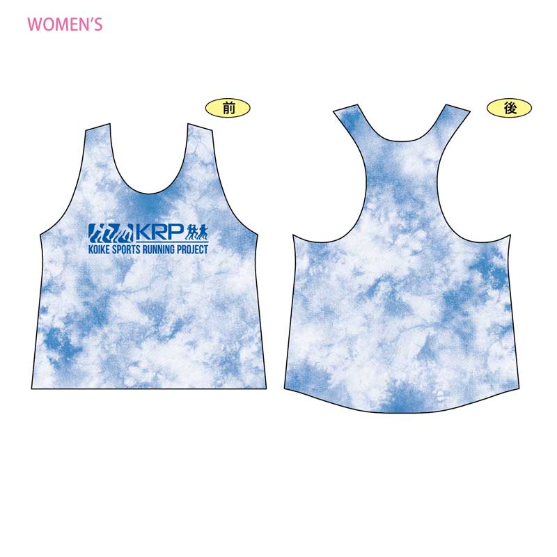 GAMOA KRP シングレット レディース タイダイ【返品・交換不可】(wkrpga18) 2502wtk 返品交換不可