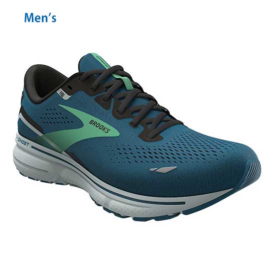 ブルックス ゴースト15 BROOKS GHOST15 メンズ ランニングシューズ BRM3933 ブルー/グリーン 23fabr(brm3933blg) 2401stk brktk 【オンラインストア限定】 1