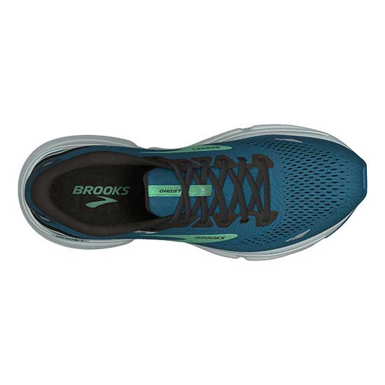 ブルックス ゴースト15 BROOKS GHOST15 メンズ ランニングシューズ BRM3933 ブルー/グリーン 23fabr(brm3933blg) 2401stk brktk 【オンラインストア限定】 3