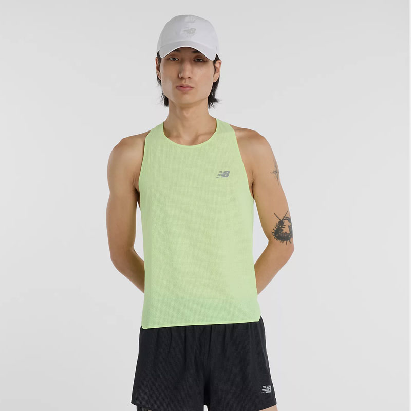 ニューバランス Race Day ウルトラライトシングレット OUTLINE メンズランニングウェア new balance 2026SS wnbm(mt51205afg) 2502wtk 返品交換不可