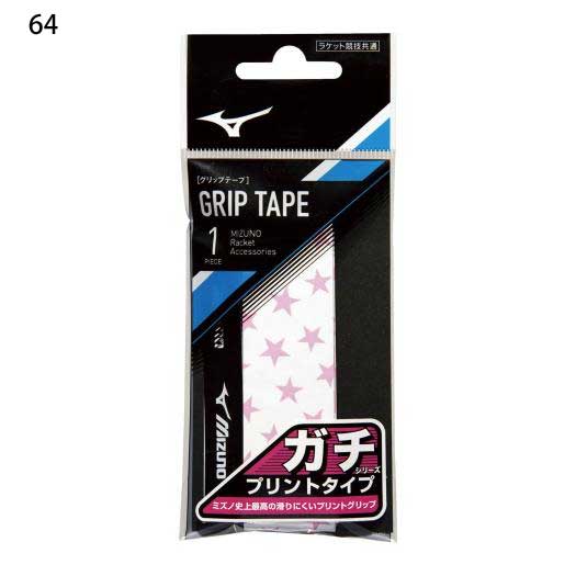 MIZUNO ミズノ ガチグリップ スタープリント ラケットスポーツ グリップテープ wrmi rktgrip(63jya141) tmzap 1