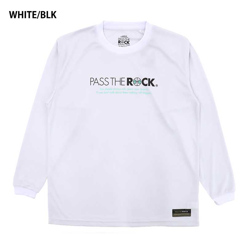 PASS THE ROCK パスザロック LONG SLEEVE SHIRT 長袖シャツ バスケットボールウェア 2023FW wpa(ptr6513) 2401bwtk