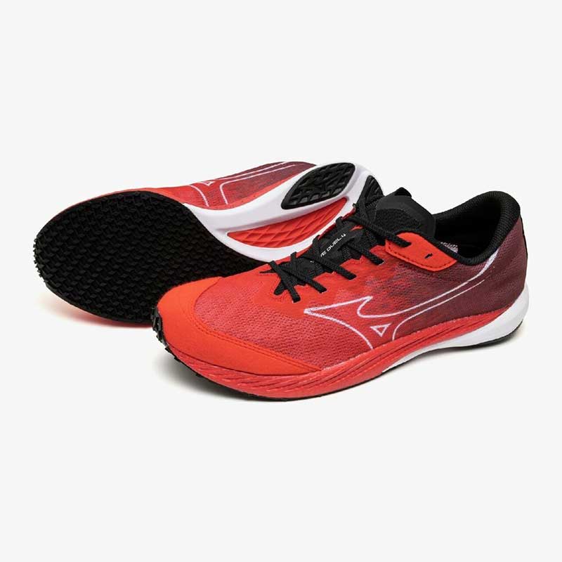 樂天商城 - ミズノ ウエーブデュエル4 MIZUNO WAVEDUEL4 U1GD2550-22 メンズ レーシングシューズ トラック ロード 26ssmr(u1gd255022)