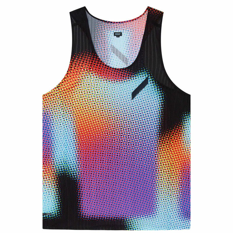 SOAR Running Mens Race Vest メンズランニングウェア 2025SS wso(ss25sv1mblkdot) rtank