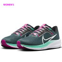 ナイキ WS エア ズーム ペガサス40 NIKE AIR ZOOM PEGASUS 40 ウィメンズ ランニングシューズ DV3854-301 中底 トレーニング 23honr ズーム ペガサス40 PEGASUS40 ナイキ エア ズーム ペガサス40 ウィメンズ ロード ランニングシューズ どんなランにも対応するバネ性のある乗り心地で、あなたの目標達成をサポートするパがさすのおなじみのフィーリングが戻ってきました。このバージョンでは、反応性とニュートラルなサポート力はそのままに、アーチやつま先など、足の敏感な部分の快適性を向上させています。マラソンで長い距離を走るときでも、日が暮れる前にスピードセッションをするときでも、グループ旅行に参加するときでも、このシューズは、毎日、何度も走ることができる、信頼できるロードランナーなのです。 サポート ニュートラル サポート力の高いシューズほど、自然なストライドに安定感を与えることができます。調整されたサポートと意図的に配置されたクッショニングの組み合わせが、一歩一歩の歩みに安心感を与えてくれます。ペガサス40はニュートラルなサポート力を備えています。ヒールストライカーでもフォアフットストライカーでも、バランスをとることができます。ヒールからつま先へのスムーズな移行を実現し、長短のランニングにも適しています。 クッショニング ミディアム 足元のクッション性が高ければ高いほど、ランニングはよりソフトで快適なものになります。クッショニングは、足が地面にぶつかるときの衝撃を和らげるのに役立ちます。Nike Reactテクノロジーは、軽量で耐久性のあるフォームで、地面とのつながりを感じながら、快適で反応の良い走りを実現します。走っても走っても形が崩れないので、安定した履き心地が得られます。 レスポンシブな履き心地： 高い シューズの反応性が高ければ高いほど、一歩一歩の歩幅が大きくなり、より多くのエネルギーを取り戻すことができます。少し速く走りたいときも、少し力を抜いて走りたいときも、レスポンシブシューズがあれば、足元にわずかなバネを与えて、ランニングの効果をより高めることができます。Nike Reactテクノロジーと2つのZoom Airユニット（前足部とかかと部に1つずつ）を組み合わせ、弾むような感覚と、つま先立ちの活力を与えます。 心地よいフィット感と履き心地 高度に調整されたシングルレイヤーメッシュが、魅力的な感触とフィット感を生み出します。中足部のストラップを再設計し、足へのフィット感を高め、あらゆるサイズのアーチに対応する形状になっています。 ペガサス40の新機能は？ ペガサス40をデザインする際、文字通りインサイドアウトのアプローチを取りました。まず、中足部のバンドを改良し、より安全でありながら、ペガサスがあなたのアーチを優しく包み込むような感覚にしました。足が最も敏感なつま先、アーチ、かかとを快適にし、通気性を良くし、足にフィットするように円形に設計されています。スエード素材は、1回目のランニングから最後のランニングまで、刺激なくフィット感を提供することができます。 その他の機能 ヒール部分は着地空間を最適化し、切り替えと耐久性を向上させる。 ワッフルにインスパイアされたパターンが、路面へのトラクションを提供します。 エクストラフレックスグルーブがスムーズなトゥオフを提供します。 商品詳細 個人用保護具（PPE）としての使用は想定していません。 表示カラー： ディープジャングル/メタリックシルバー/ブラック/ホワイト/クリアジェイド/ファイアベリー スタイル DV3854-301