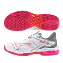 ミズノ MIZUNO WAVE EXCEED TOUR 6 OC ウエーブ エクシード クレー・砂入り人工芝コート用 レディース ソフトテニス ソフトテニスシュ...
