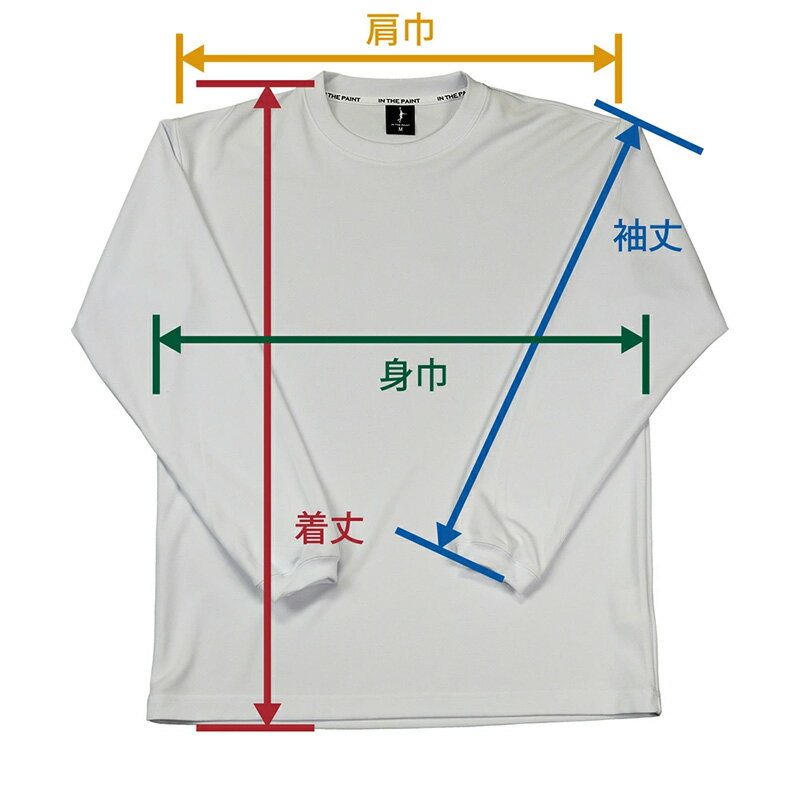 IN THE PAINT LONG SLEEVE SHIRTS インザペイント 長袖 ロンT バスケットボールウェア 2025FW(itp2543408) 2502bwtk