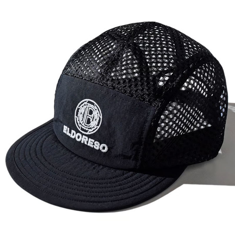 ELDORESO Emblem Mesh Cap エルドレッソ ランニング 2025FW(e7014325black)
