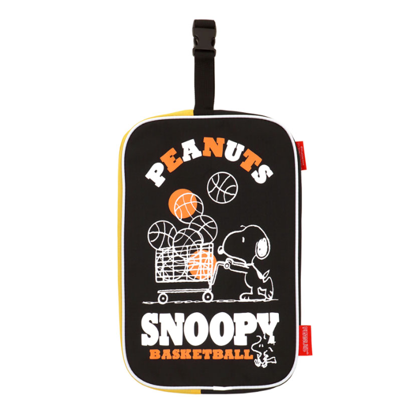 BALLLINE ボールライン スヌーピー PEANUTS シューズケース バスケットボール 2025FW wba(pnua0037black)