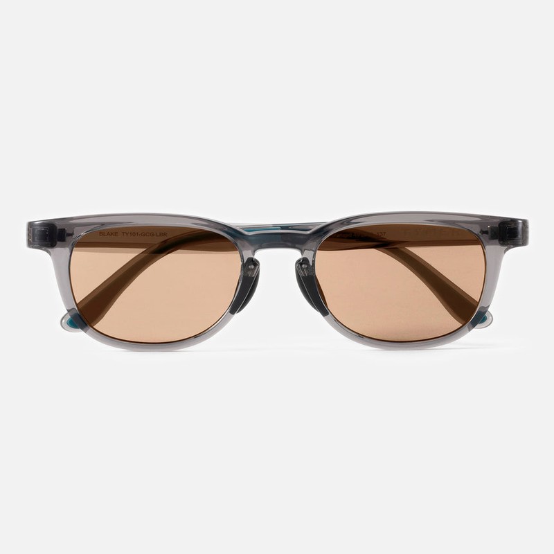 樂天商城 - サングラス TYMER タイマー BLAKE ブレイク Gloss Clear Grey/Light Brown TY101-GCG-LBR スタンダードレンズ 日本代理店正規品(ty101-gcg-lbr)