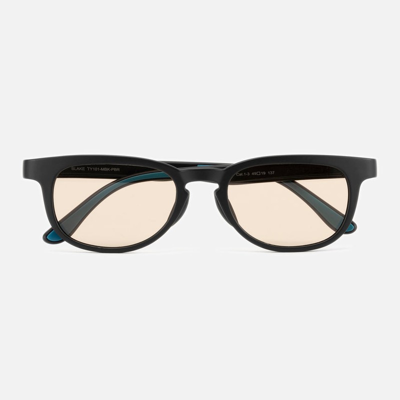 Tennis - サングラス TYMER タイマー BLAKE ブレイク Matt Black/Photochromic Brown TY101-MBK-PBR 調光レンズ 日本代理店正規品(ty101-mbk-pbr)