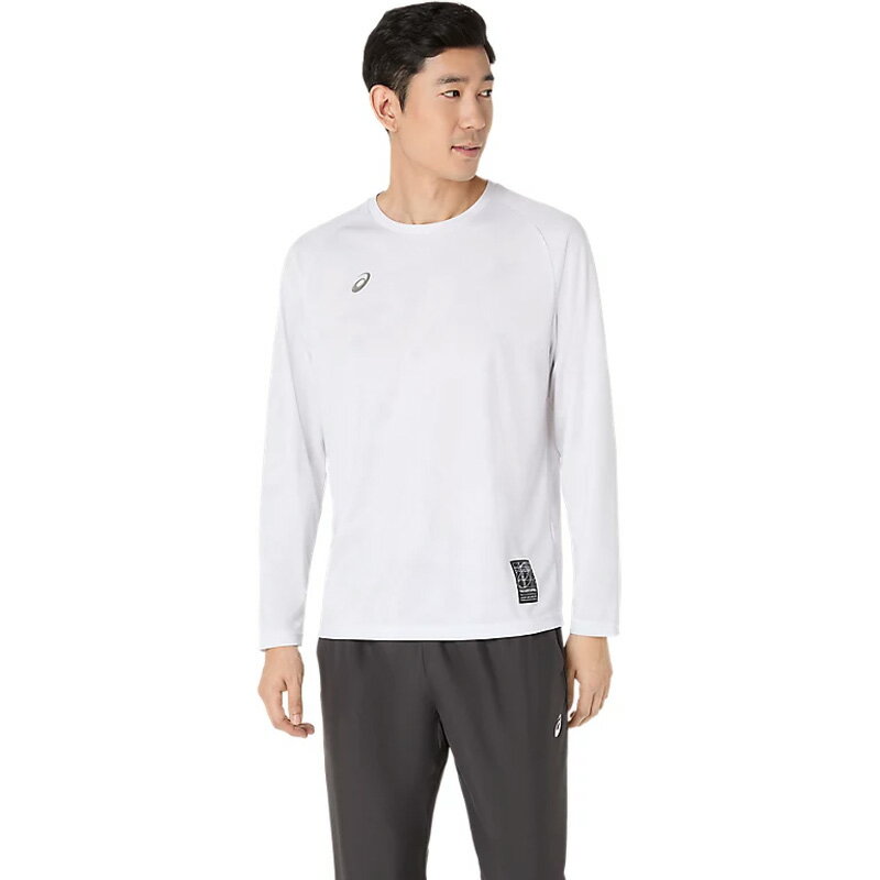 アシックス ドライ グラフィック ロングスリーブシャツ DRY GRAPHIC LONG SLEEVE TEE メンズランニングウェア ASICS 2025AW wasm(2031f162100)
