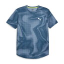 PUMA RUN FAVORITE AOP SS Tシャツ プーマ メンズランニングウェア 2024SS wpu(52454921)