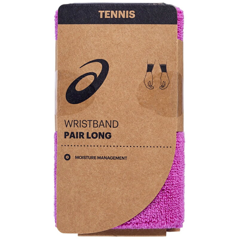 アシックス WRIST BAND PAIR LONG リストバンド ペアロング asics テニスアクセサ...