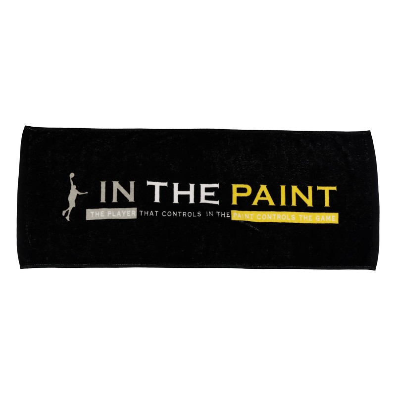 商品名: TOWEL 品番: ITP26558 カラー: 10 カラー名称: 10：BLACK インザペイント トリコロール タオル [商品説明] 2026年FALL＆WINTERの新作タオルがリリースされました。 レイアップマンとインザペイントのロゴを配置し、「The player that controls the paint area ,controls the game.」 ペイントエリアをコントロールするプレイヤーがゲームをコントロールするという力強いメッセージをプリント。 デイリーユース、バスケの試合、部活、クラブ活動、ギフト、卒団記念のプレゼントにも最適なスポーツタオルです。 [商品詳細] アイテム：スポーツタオル バスケ バスケット記念品 卒団 ギフト プレゼント インザペイント 素材 : コットンパイル(綿100%) サイズ : 34cm×80cm 品番 : ITP26558　インザペイント 26FW *色合いはお使いのモニター環境により若干の誤差がございます。 バスケットボール インザペイントタオル IN THE PAINT 練習 インペ ITP