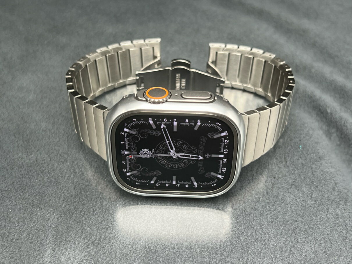 アップルウォッチ アルミニウム ケース ステンレス シルバー ベルトセット 49mm 45mm 44mm 40mm 41mm