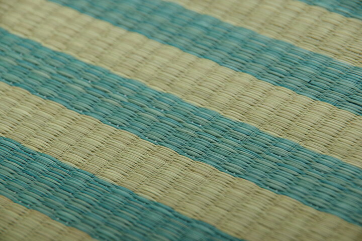 イケヒコ ラグ い草 撥水 滑り止め 不織布 格子柄 シンプル カジュアル 抗菌防臭 ブルー 約190×300cm カジュアル ブルー 8462440【代引き不可】【北海道沖縄離島は配送不可】-お取り寄せ品-