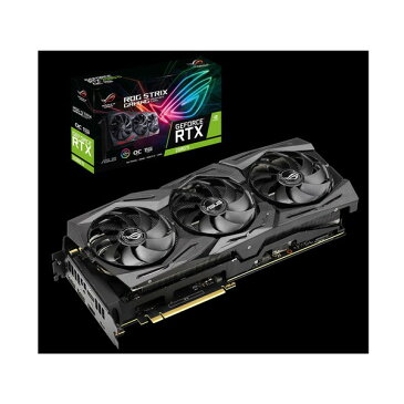 グラフィックボード・ビデオカード ASUS(エイスース・アスース) ROG-STRIX-RTX2080TI-O11G-GAMING (搭載チップ:NVIDIA/GeForce RTX 2080 Ti バスインターフェイス:PCI Express 3.0 モニタ端子:HDMIx2/DisplayPortx2/USB Type-Cx1 メモリ:GDDR6/11GB)