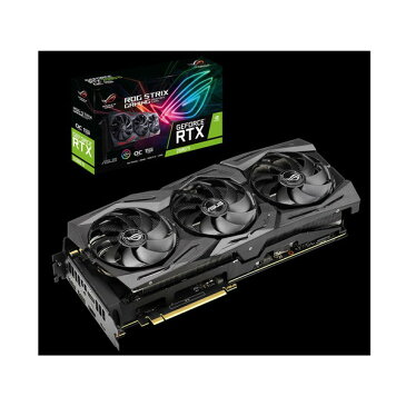 グラフィックボード・ビデオカード ASUS(エイスース・アスース) ROG-STRIX-RTX2080TI-O11G-GAMING (搭載チップ：NVIDIA/GeForce RTX 2080 Ti バスインターフェイス：PCI Express 3.0 モニタ端子：HDMIx2/DisplayPortx2/USB Type-Cx1 メモリ：GDDR6/11GB)