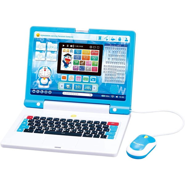 ドラえもんラーニングパソコンおもちゃ こども 子供 知育 勉強 3歳 0389-4549660568353-ds -お取り寄せ-【キャンセル不可・北海道沖縄離島配送不可】のサムネイル