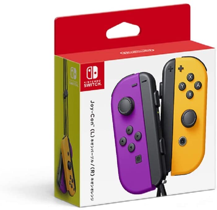【ポイントアップ★4月15日がおトク】【新品未開封品】任天堂 Nintendo Joy-Con (L)/(R) HAC-A-JAQAA ネオンパープル/ネオンオレンジ ジョイコン joyコン コントローラー Nintendo Switch Nintendo Switch Lite ゲームパッド スイッチ スイッチライト 4902370544077のサムネイル