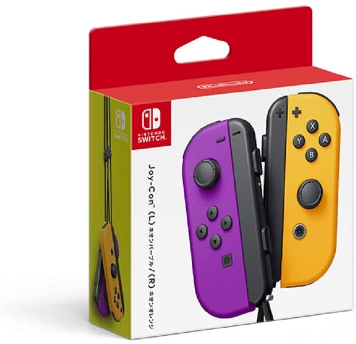 任天堂 Nintendo Joy-Con (L)/(R) HAC-A-JAQAA ネオンパープル/ネオンオレンジ ジョイコン joyコン コントローラー Nintendo Switch Nintendo Switch Lite ゲームパッド スイッチ スイッチライト 4902370544077