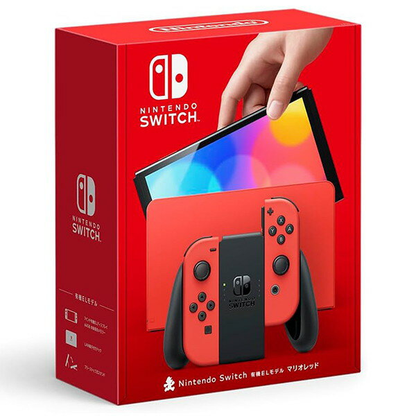【新品未開封品】Nintendo Switch 有機ELモデル マリオレッド 任天堂スイッチ ニンテンドースイッチ 本体 HEG-S-RAAAA 4902370551495のサムネイル