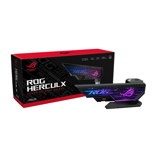 グラフィックカードホルダー ASUS XH01 ROG HERCULX GRAPHICS CARD HOLDER グラボステー 【キャンセル不可・北海道沖縄離島配送不可】 0195553206389