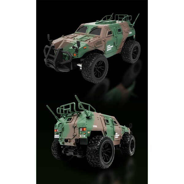 【新品未開封品 大特価品】ハピネット ラジコン 1/20 R/C 自衛隊 軽装甲機動車 Happinet 防水IPX6 防塵IP5X 登坂角度40℃以上 悪路走破性と防塵・防水性能を備えた本格R/C。 4907953817456 3