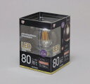 アイリスオーヤマ フィラメント ボール球クリア 電球色80形(1160lm) LDG9L-G-FC クリア 0501-4967576285605-ds -お取り寄せ品-