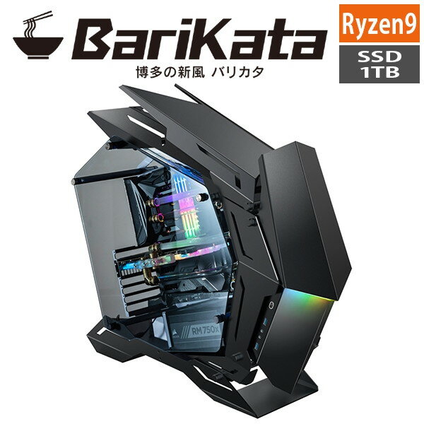 【ポイントアップで5月15日がおトク★店内全品対象】【雅Zen4】ゲーミングPC Ryzen9 7900X3D/メモリ:32GB RGB/SSD:1TB Gen4/850W Barikata RAIZAN-422418 BTOパソコン ゲーミングデスクトップパソコン 新品 7777-RZATR979X3DB6MO3-20230324-SG