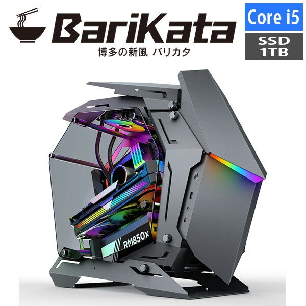  ゲーミングPC Corei5-14600K/メモリ:32GB ARGB/SSD:1TB Gen4/750W Barikata RAIZAN-426256 BTOパソコン ゲーミングデスクトップパソコン 新品 7777-RAIZAN-426256