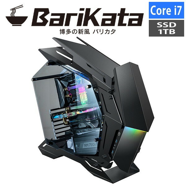  ゲーミングPC Corei7-14700K/メモリ:32GB RGB/SSD:1TB Gen4/850W Barikata RAIZAN-426257 BTOパソコン ゲーミングデスクトップパソコン 新品 7777-RAIZAN-426257