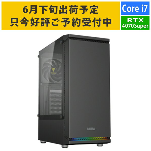 ゲーミングPC Corei7 14700F/メモリ:16GB/SSD:1TB Gen3/750W/GeForce RTX4070Super12GB Barikata Katamen-428790 BTOパソコン ゲーミングデスクトップパソコン 新品 7777-Katamen428790-soku