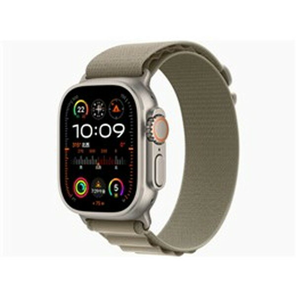 【最大2,000円OFFクーポン★6月1日】ウェアラブル端末・スマートウォッチ アップル / APPLE Apple Watch Ultra 2 GPS+Cellularモデル 49mm MREY3J/A [オリーブアルパインループ M] 【キャンセル不可・北海道沖縄離島配送不可】 0057-4549995400557-ds 4549995400557-ds