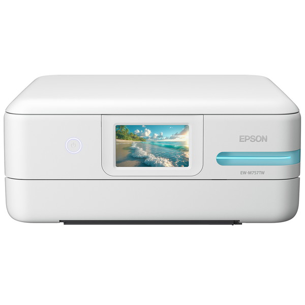 プリンタ EPSON A4カラーインクジェット複合機 エコタンク搭載モデル EW-M757TW [ホワイト] 【キャンセル不可・北海道沖縄離島配送不可】 0057-4988617524286-ds