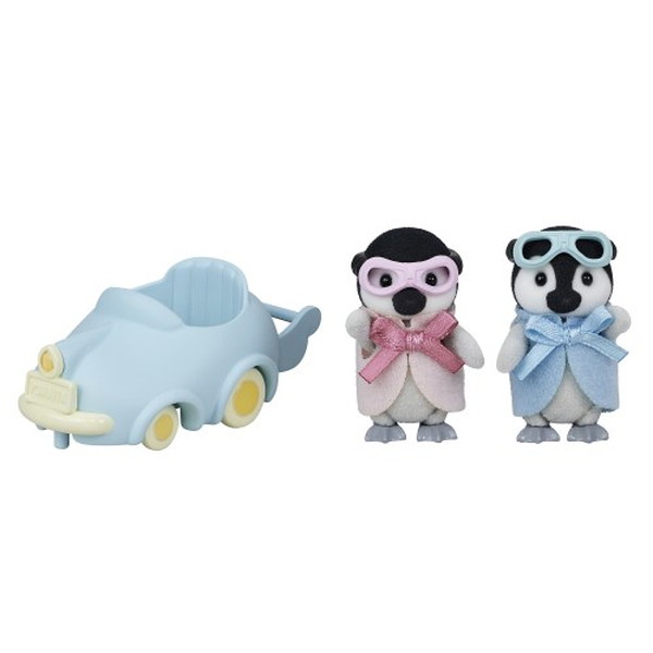 シルバニアファミリー DF-23 ペンギン赤ちゃんのなかよしカートセット おもちゃ こども 子供 女の子 人形遊び 3歳 -お取り寄せ-【キャンセル不可・北海道沖縄離島配送不可】 0389-4905040149718-ds