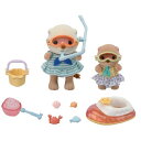 シルバニアファミリー FS-57 ラッコのきょうだい -海あそびセット- おもちゃ こども 子供 女の子 人形遊び 3歳から -お取り寄せ-【キャンセル不可・北海道沖縄離島配送不可】 0389-4905040156389-ds