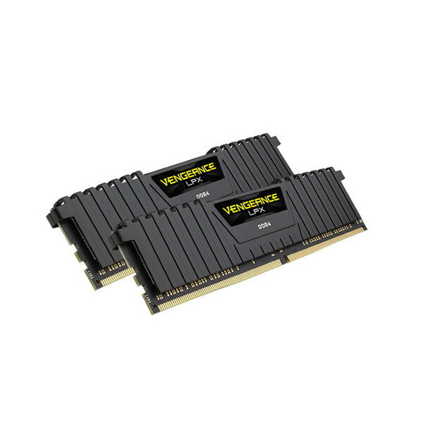 Corsair VENGEANCE LPX CMK64GX4M2E3200C16 規格:PC4-25600 (DDR4-3200MHz) 32GB×2枚 64GB 永久保証 【キャンセル不可・北海道沖縄離島配送不可】-お取り寄せ品- 0840006619208-ds