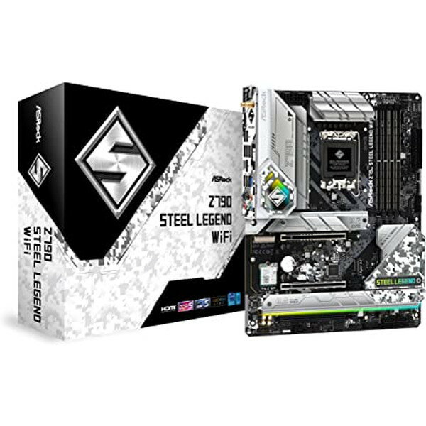 【ポイントアップで5月15日がおトク★店内全品対象】ASRock Z790 Steel Legend WiFi intel Z790 マザーボード ATX 【キャンセル不可・北海道沖縄離島配送不可】-お取り寄せ品- 4710483940859-ds